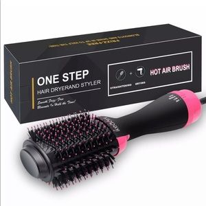 Hair Dryer Straightener One Step Hot Air B…